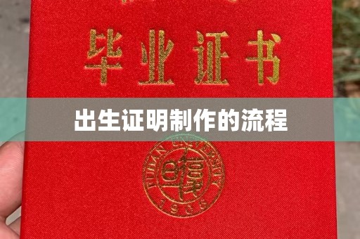 奉化出生证明制作的流程