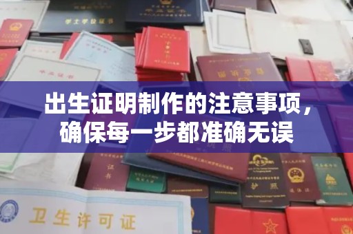 奉化出生证明制作的注意事项，确保每一步都准确无误